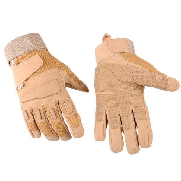 

cycling gloves tactical half-finger full-finger plus velvet sports outdoor men and women riding non-slip fitness1, Black