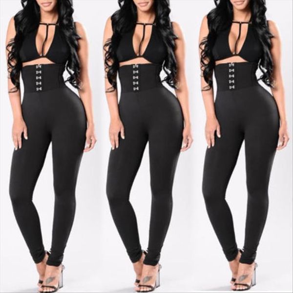 

high waist leggings fitness womens capri workout long skin black pencil trousers for women, Black;white