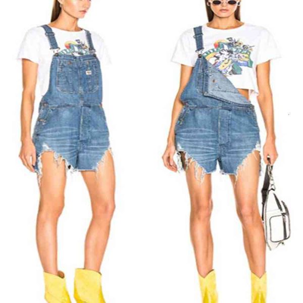 

women's jeans suspender jeans, Blue