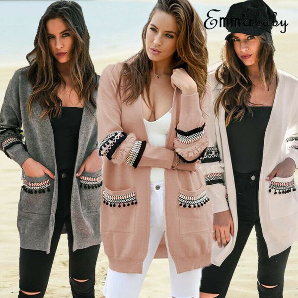 

women's jackets casual long sleeve cardigans floral print coats flower hooded open front clothing 39xn, Black;brown