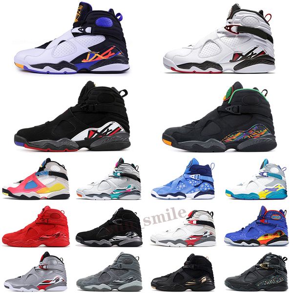 

basketball shoes 8 8s doernbecher valentines day mens multicolor ovo white black trainers sneakers big size 40-46