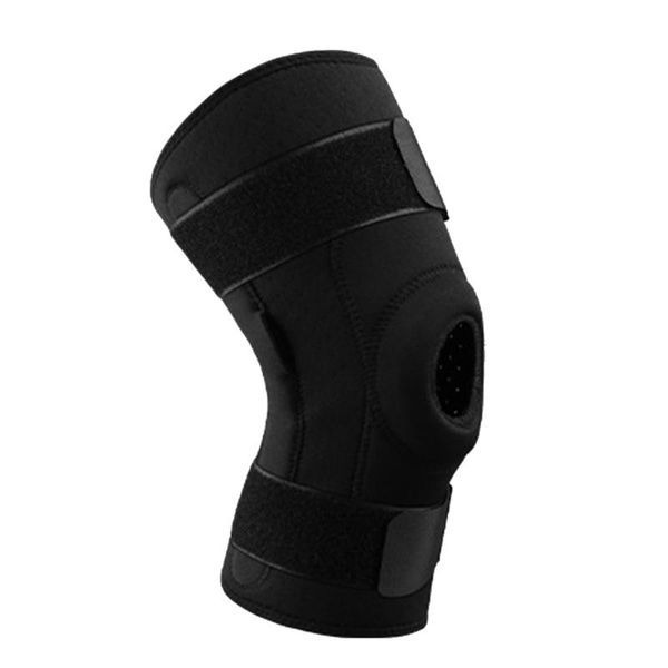 

knee compression type fixed joint ligament support prevents pain reduces breathability non-slip sports protection elbow & pads, Black;gray