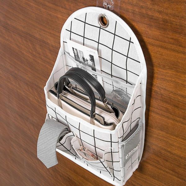 

storage bags waterproof wall hanging organizer bag multipurpose cotton and linen cloth box large capacity folding