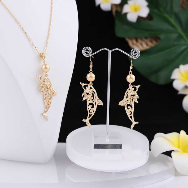 

classic new pearl necklace earring set deep v collarbone s, Silver
