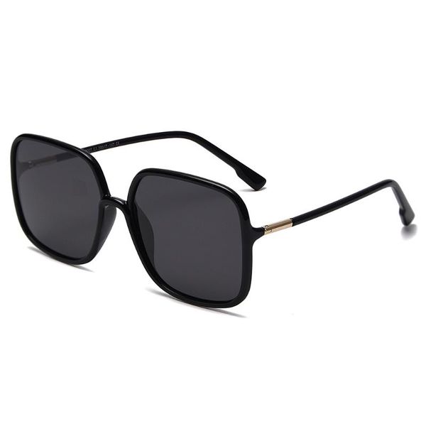 

sunglasses 2021 women's retro large frame tr90 polarized sun glasses, White;black