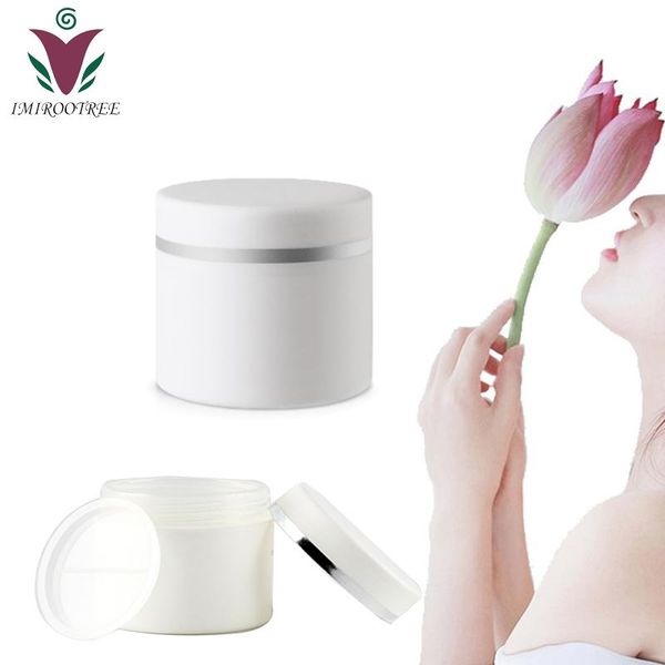 

storage bottles & jars 25pcs 100ml white double layer cosmetic cream empty refillable travel facial mask jar pot