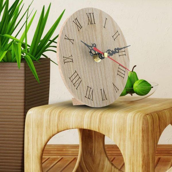 

wall clocks small wooden clock vintage chic kitchen office living room decor
