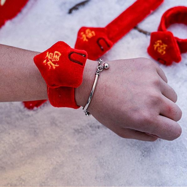 

Chinese Style Decorations Lucky Bag Lantern Shade Children Slap Ring Bracelet Party Favors Festival Supplies Wishes Gifs Favor