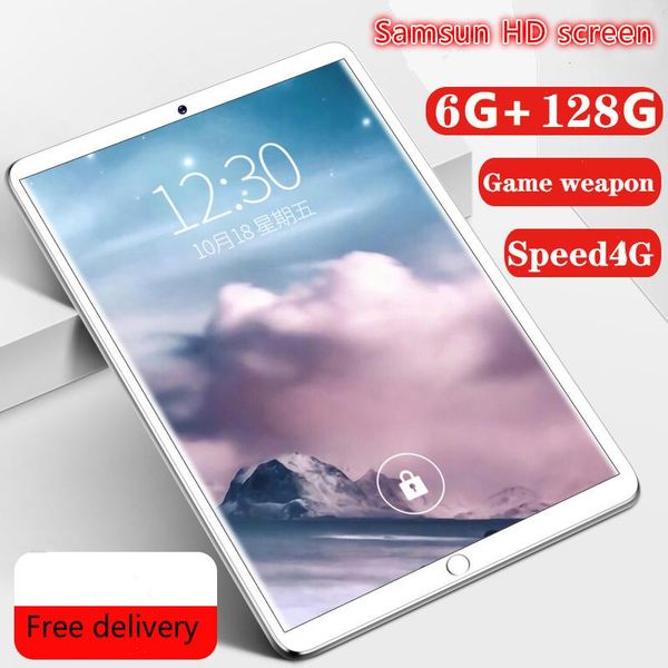 

est version 10.1inch tablet pc support zoom netflix octa core 6gb ram 128gb rom 1280x800 ips gps wifi 4g