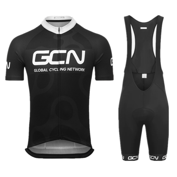 

cycling clothing 2021 pro team gcn cycling jersey set summer breathable short sleeve bike clothes bib shorts suit ropa ciclismo, Black;red