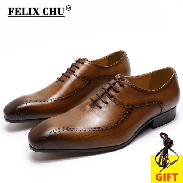 

dress shoes 2021 elegant men's genuine leather lace-up men formal brown mens business oxford black
