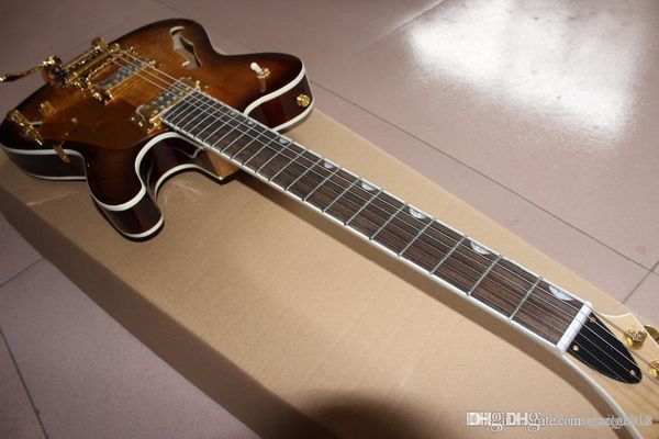 

double f hole tele jazz electric guitar customized, factory direct sales, can be customized in large quantities, exquisite guitar, free