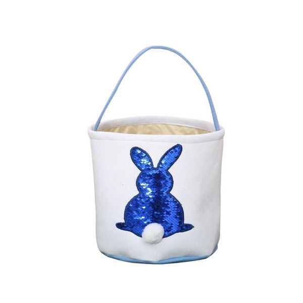 

hanging baskets 4 colors easter bucket sequins basket bag gift carry eggs candy