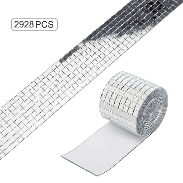 

wall stickers 2mx4cm self-adhesive mini square glass real mirrors mosaic tiles decorative craft for diy handmade home decor