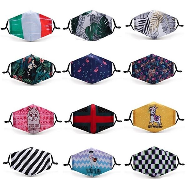 

life children's dustproof washable adjustable ear hook 3d digital printing leisure riding mask