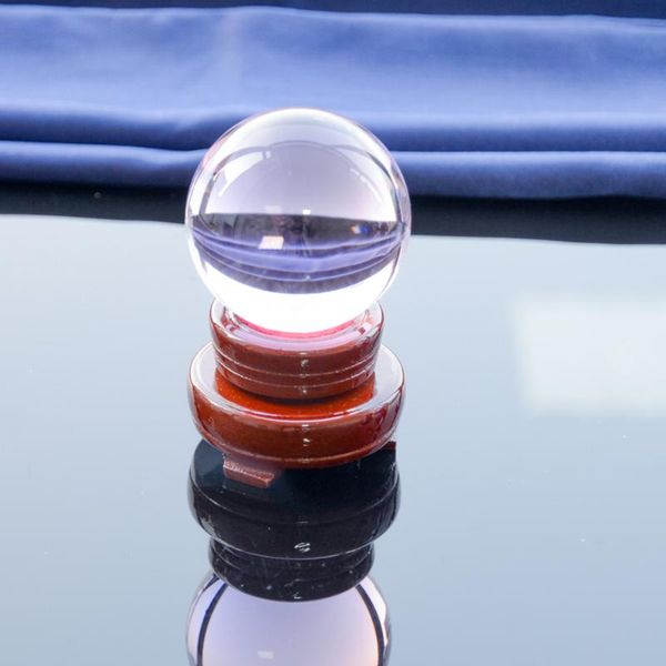 

custom 200mm crystal glass ball stone home garden decoration accessories couple gift car room souvenirs for decorative objects & figurines