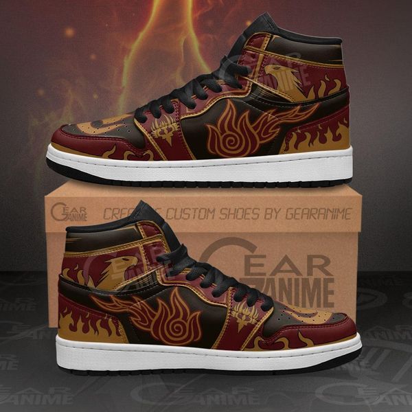

avatar fire nation sneakers the last airbender custom shoes