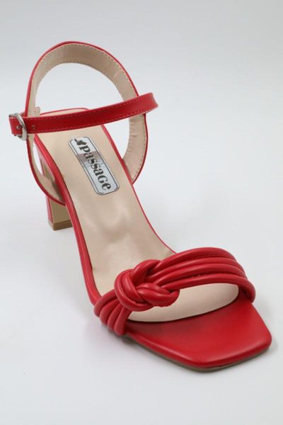 

sandals 6045 red high-heeled women 's, Black