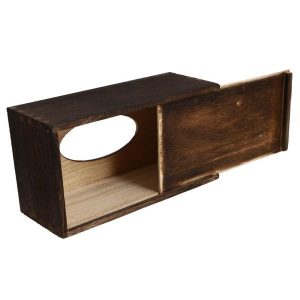 

tissue boxes & napkins 1pc simple deskbox decorative natural wooden