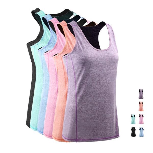 

running jerseys jogger vest women sports sleeveless yoga shirts compression tights gym clothing training jogging camiseta, Black;blue