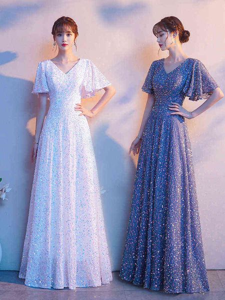 

prom luxury boutique occasion dresses 2021 grand choir performance cloth red song competition party building costume host evening slim women, Black