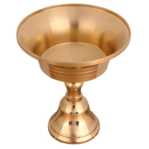 

candle holders 1pc pure copper butter container buddhism temple craft ornament