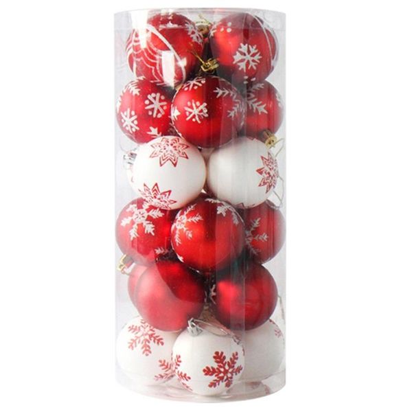 

christmas decoration ball tree ornaments plastic toys 6 cm gadgets on party