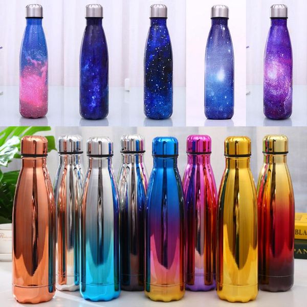 

water bottles coke shape casual bottle stainless steel vacuum sports insulated flask 500ml