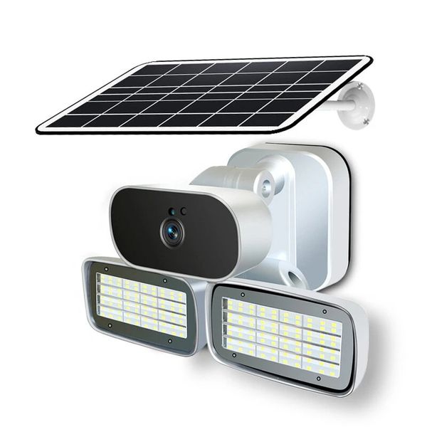 

vesafe 2mp wifi solar garden light camera hd 1080p night vision two-way intercom