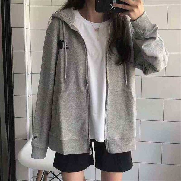 

21 years street autumn winter tide brand nb bailun embroidery hooded terry men's and women's jacket, Black;brown