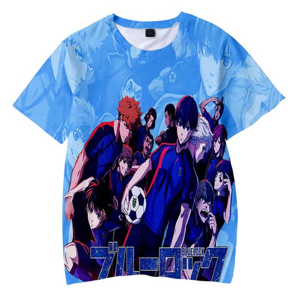 

men's t-shirts blue blockade anime tshirt 3d the-neck women men will see short sleeve harajuku streetwear japanese fashionable clothes, White;black