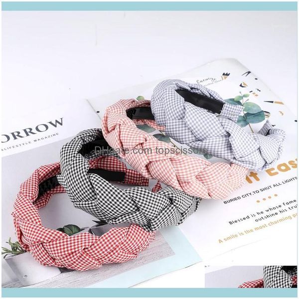 

aessories & tools productstrendy retro wide knotted headband for women hairband anti-slip sawtooth crystal hairbands hair aessories1 drop de