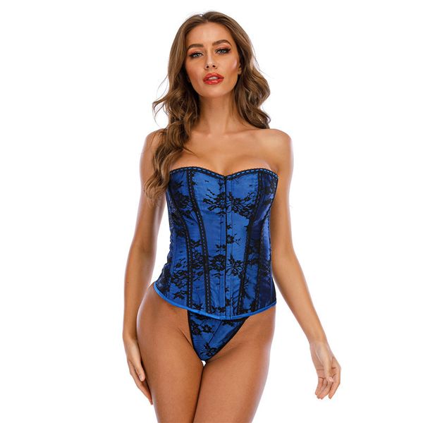 

costumes court corset lace, Black