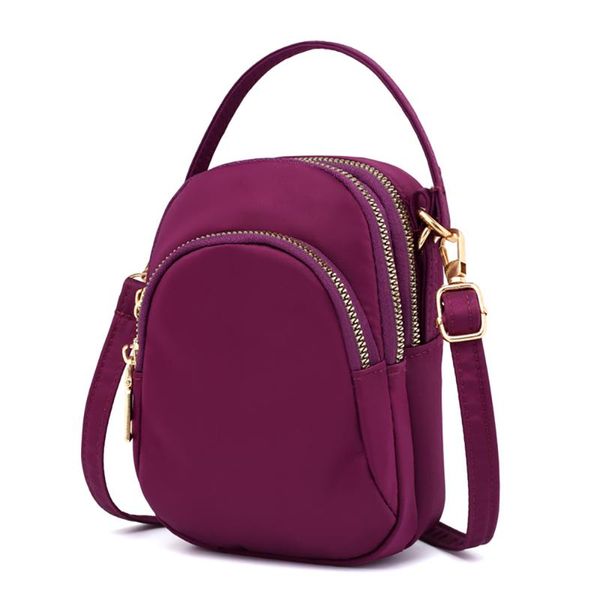 

cosmetic bags & cases women multi pockets shopping shoulder crossbody bag zipper mini purse waterproof nylon travel fashion work handbag out