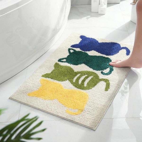 

bathroom rugs carpet door mat absorbent thick non-slip home bedroom kitchen outdoor rug carpets