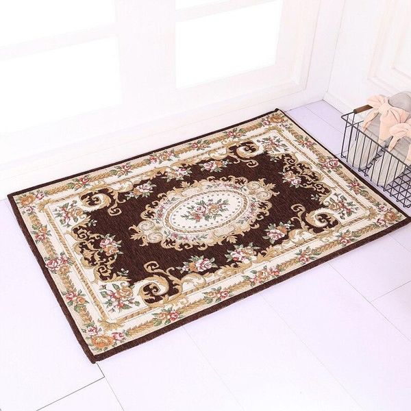 

bath mats non-slip bathroom carpet jacquard floor water absorption door pad for kitchen rugs durable bay window rectangle decor mat