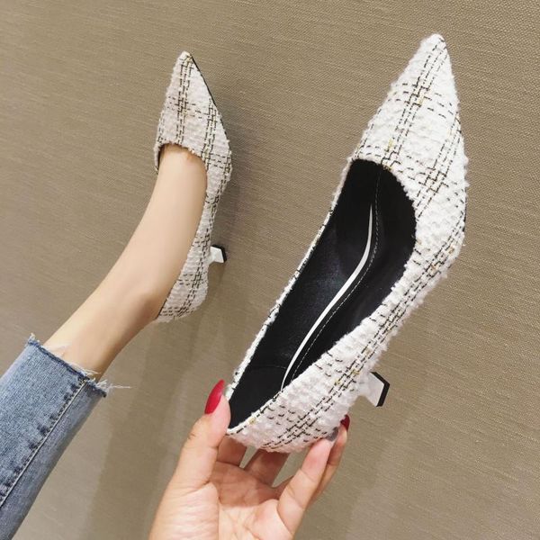 

dress shoes pumps women high heels shallow mouth thin pointed toe female fashion party, Black