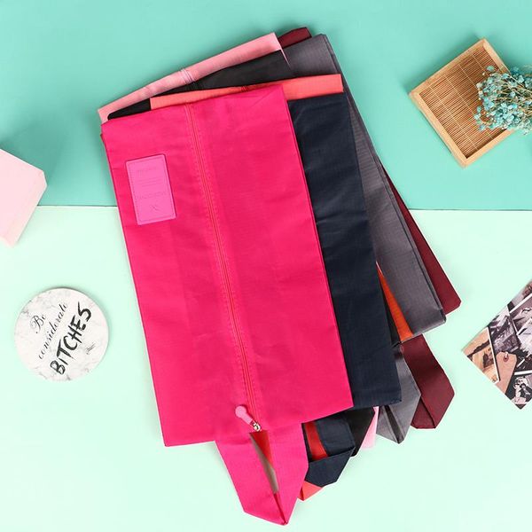

storage bags shoes sorting save space foldable waterproof zipper organizer travel shoe bag suitcase finishing for