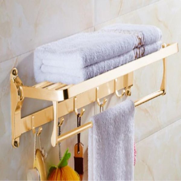 

towel racks golden noble temperament gold holder rack porte serviettes salle bain hanger
