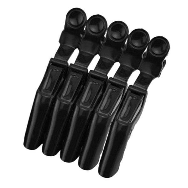 

5pcs/set hair clamps claw clips professional crocodile hairdressing cutting grip styling tools for salon
