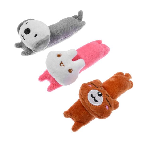 

cat toys 3pcs bite resistant catnip playthings for pet cats plush kitten chew