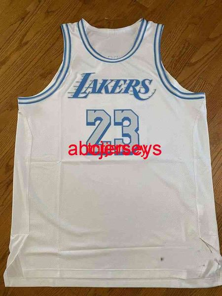 

stitched 2021 lebron james city jersey embroidery jersey size xs-6xl custom any name number basketball jerseys, Black