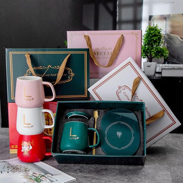 

water bottles thermostat 55 degrees warm cup heating mug with cover spoon milk coffee warmer household