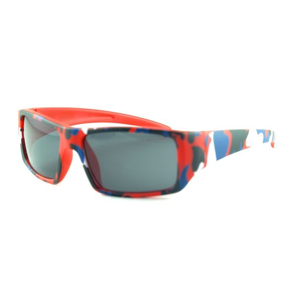 Coole Kinder-Sport-Sonnenbrille, 6 Tarnfarben, Reiter-Rahmen-Stil, Jungen und Mädchen, UV 400-Brille