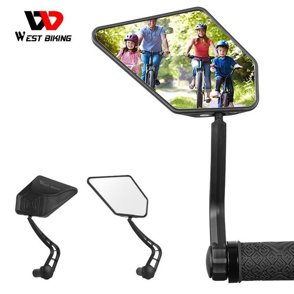 

bike groupsets west biking bicycle rear view mirror hd wide angle 360 degree rotate cycling mtb road handlebar end rearview mirrors