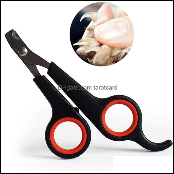 Dog Grooming Fornecedores Pet Home Jardim Atacado Gato Unhas Clippers Trimmer Nail Clipper Fornecedor Tesoura Cortador Clipper Gota entrega 2021 N