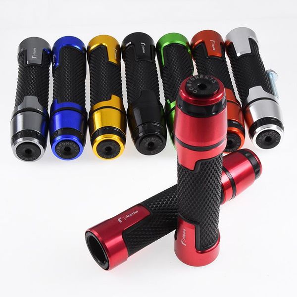 

motorcycle grips hand rubber + alloy pedal biker scooter handlebar modified throttle turn grip settle handle handlebars