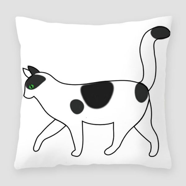 

sense of design pillow cushion fashion animal cartoon ins style series peach skin velvet sofa living room printed pillow backrest waist