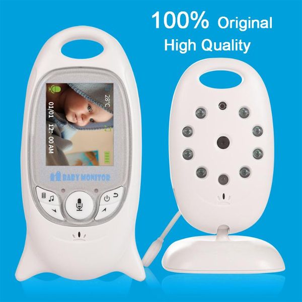 

wireless video baby monitor color security camera 2 way night vision infrared led temperature monitoring and 8 lullaby camcorders