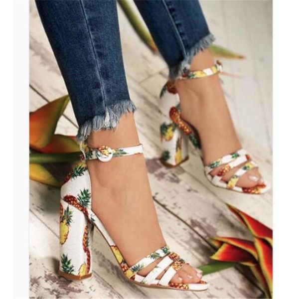 

2021fashion brand shoes women heeled sandals women's ankle strap pumps super high heels 11.5cm square lady size35-42, Black